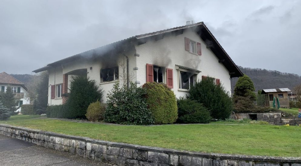 Büsserach: Brand wegen eingeschalteter Herdplatte