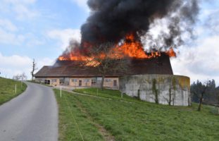 Ruswil LU - Ursache für Scheunenbrand geklärt