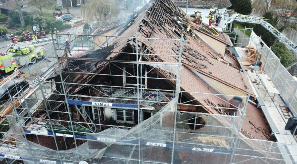 Brand in Schwerzenbach ZH fordert grossen Schaden