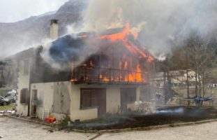 Herbriggen: Wohnhaus in Brand geraten