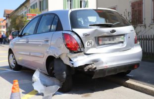 Erheblicher Sachschaden nach Auffahrunfall in St.Gallen