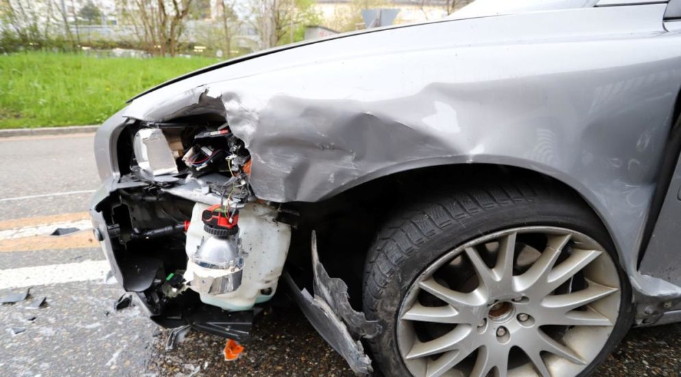 St.Gallen SG - Verletzte nach Unfall trotz Vollbremsung