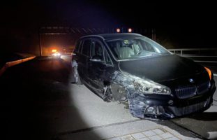 Cham: Selbstunfall auf der Autobahn