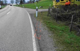 17-Jähriger nach Motorradunfall verletzt