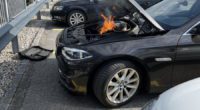 St. Margrethen SG - BMW in Brand