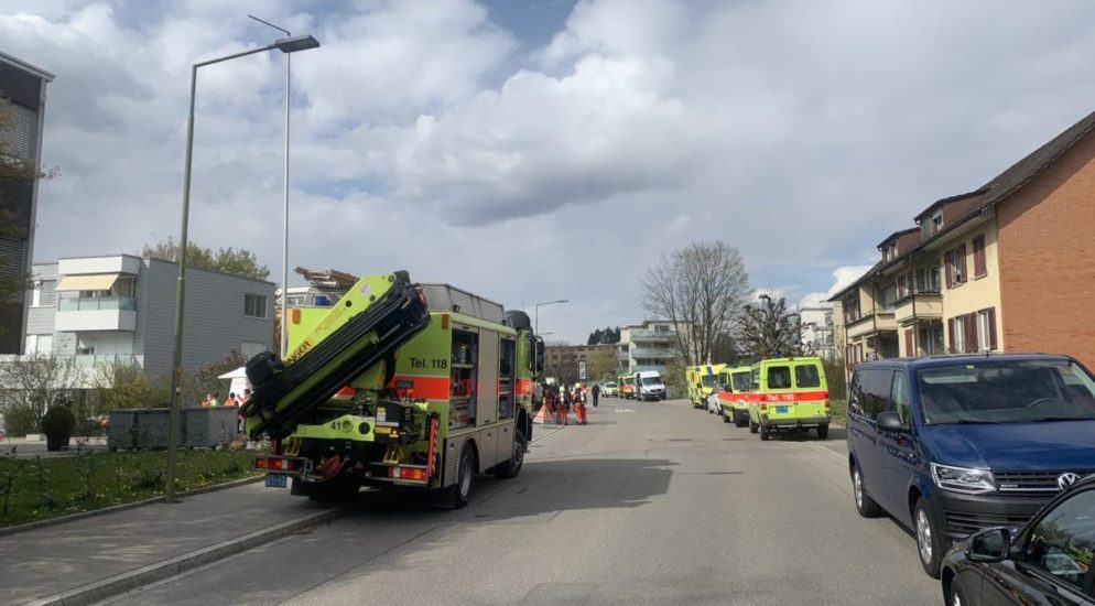 Winterthur ZH: Einhunderttausend Franken Sachschaden bei Brand