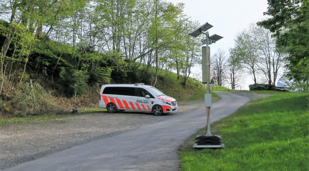 Lichtsignalanlage in Haslen beschädigt