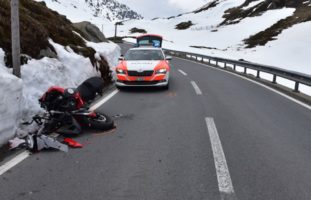 Drei Motorradunfälle in Graubünden GR