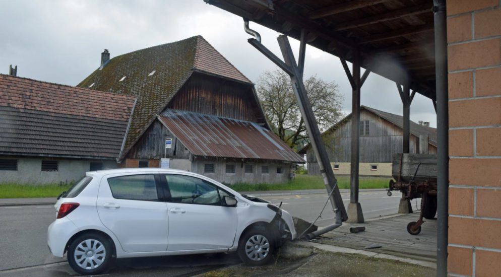 Reiden LU - Autolenker wegen medizinischer Probleme verunfallt