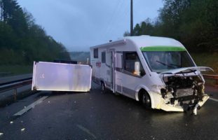 Unfall auf der A1 bei Kölliken AG