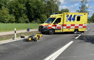 Schwerer Motorradunfall in Rheinfelden