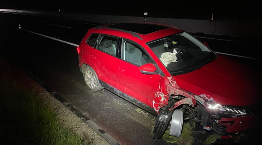 Buchs LU - Senior baut Unfall auf der A2