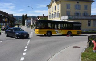 Ganterschwil SG: Velofahrer bei Verkehrsunfall unbestimmt verletzt