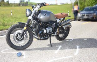 Motorradlenker (33) nach Verkehrsunfall in Oberbüren SG im Spital