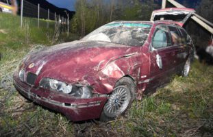 Heftiger Unfall in Sennwald SG