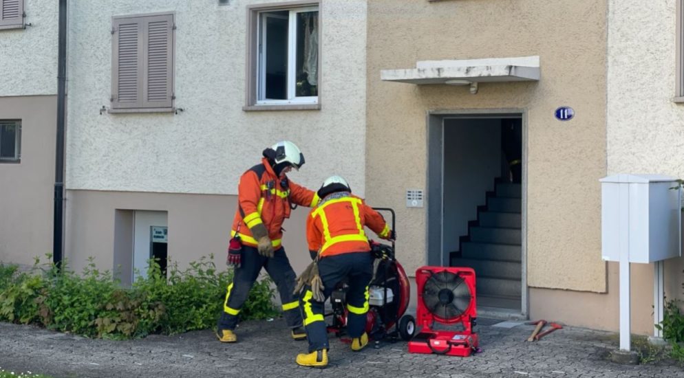 Mann (22) nach Verpuffung in Wohnung in St. Gallen verletzt