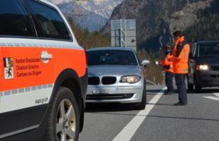 Oberengadin GR - Gesetzliche Höchstgeschwindigkeit mit 141 km/h deutlich überschritten