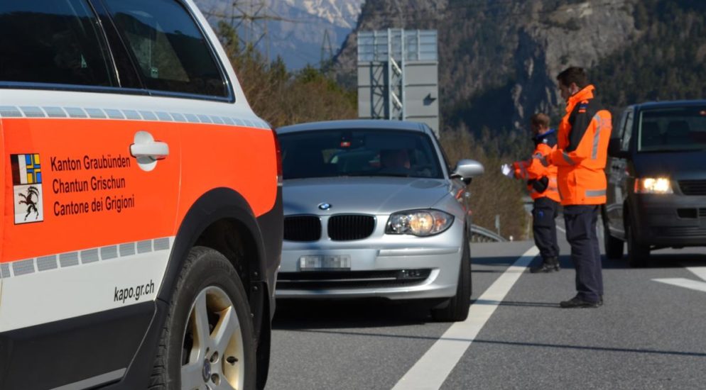 Oberengadin GR - Gesetzliche Höchstgeschwindigkeit mit 141 km/h deutlich überschritten