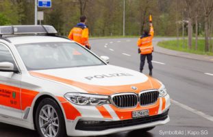 Kontrollen St.Gallen SG: 8 Fahrer zu schnell unterwegs