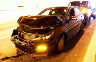 Unfall A2 im Eichtunnel LU