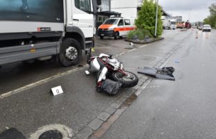 Schwerer Motorradunfall in Kloten