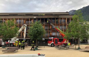 Wohnung in Chur GR gerät in Brand