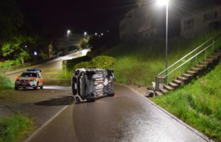 Herisau AR - Mann verunfallt bei Alkohol-Fahrt