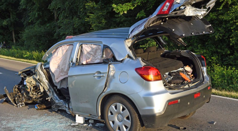 Rain LU: Fünf Verletzte bei Frontal-Unfall, einer davon schwer