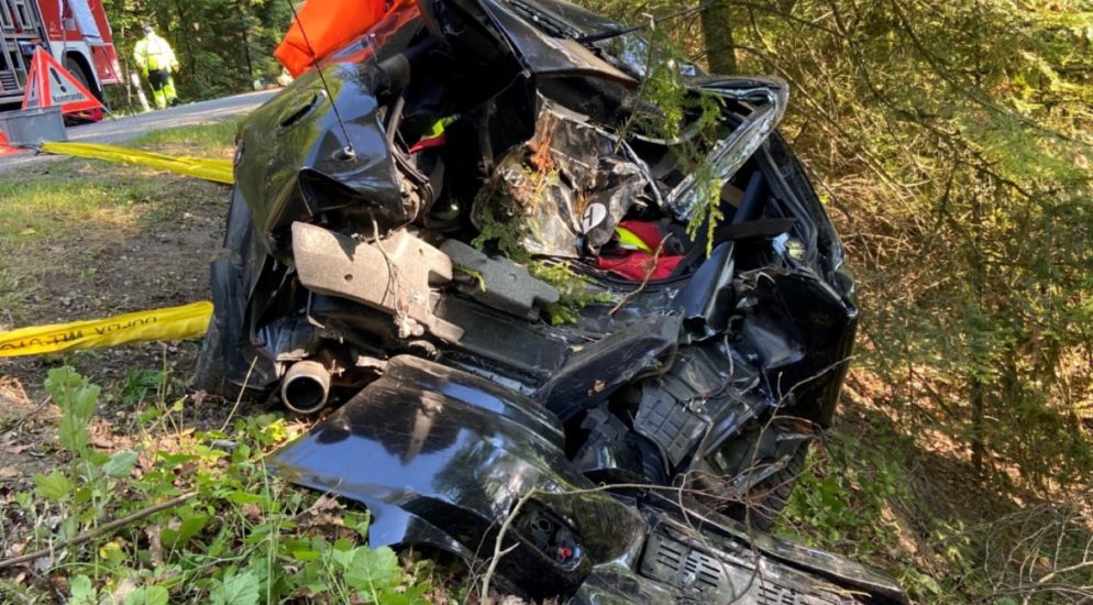 Böttstein AG - Lenker (19) prallt mit voller Wucht in Baum