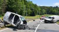 Frauenfeld TG: Schwerer Verkehrsunfall zwischen zwei Lieferwagen