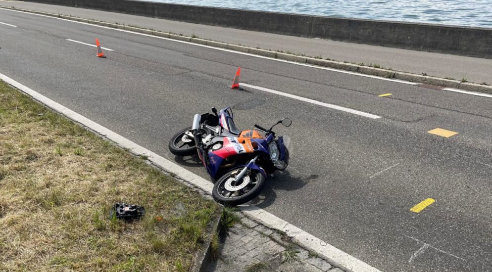 Steckborn TG: Auffahrunfall fordert verletzten Motorradfahrer