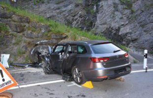 Schrecklicher Crash in Grabs SG: Selbstunfall fordert Schwerverletzten