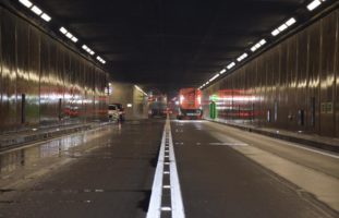 Gotthardstrassentunnel für Unterhaltsarbeiten gesperrt