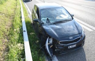 Kriessern SG - Crash auf der Autobahn A13