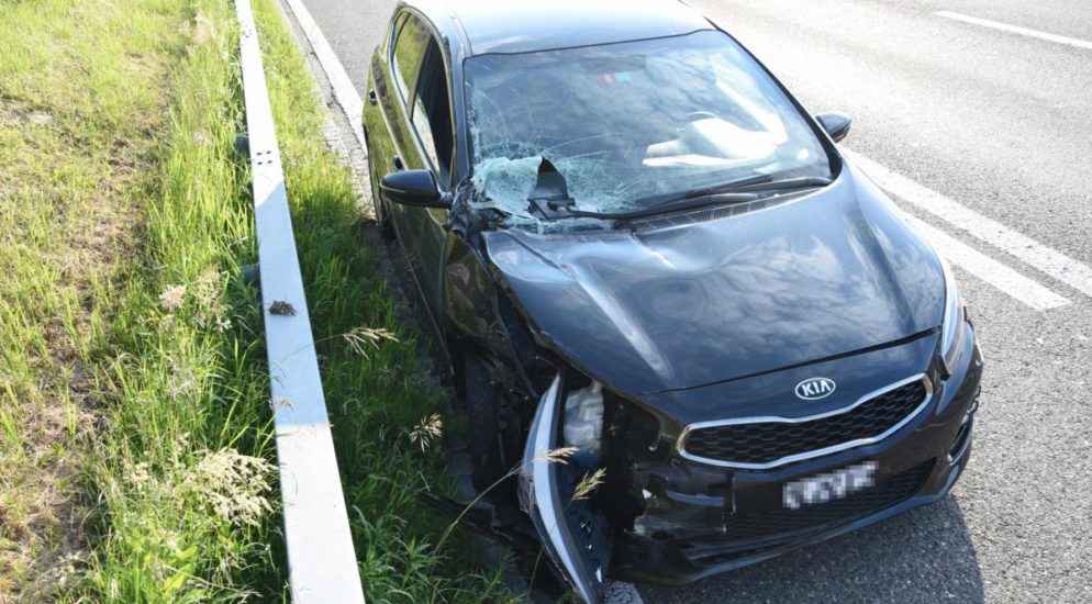 Kriessern SG - Crash auf der Autobahn A13