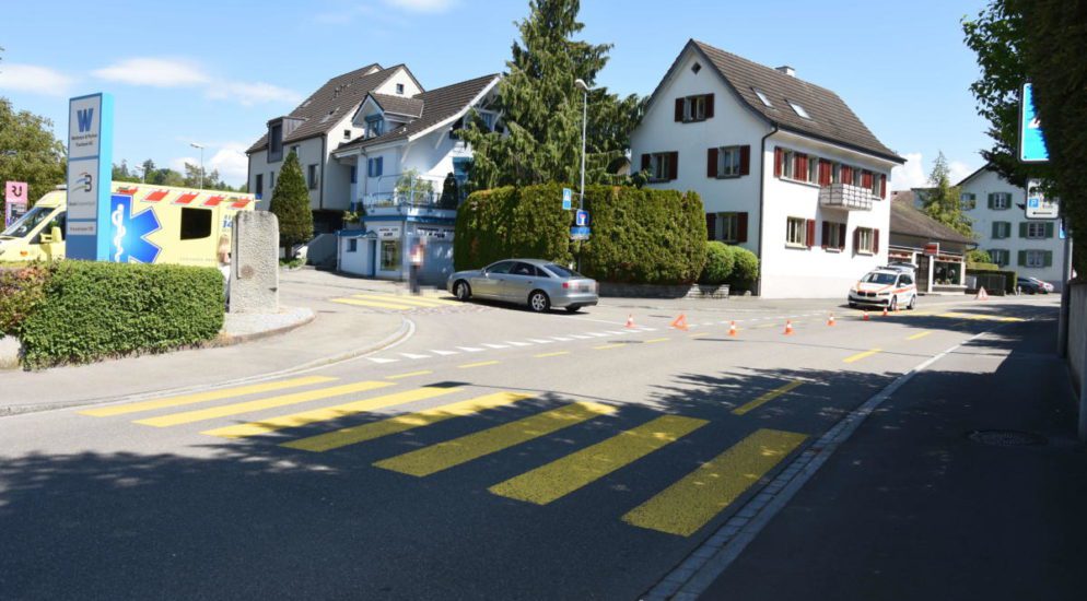 Rapperswil-Jona: Verletzte Rennvelofahrerin nach Crash mit Auto