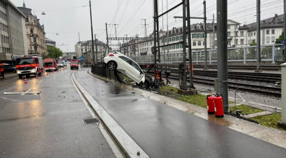 unfallflucht in st.gallen