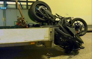 Heftiger Motorradunfall in Liestal