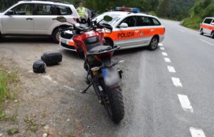 Motorradunfall in Zernez GR: Lenker verletzt