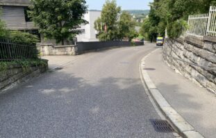 Fahrradfahrer nach Alleinunfall in Schaffhausen verletzt