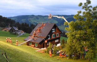 Ferienhaus in Nesslau SG fängt Feuer