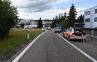 Auffahrunfall auf der A1 in Oberbüren SG