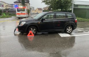 Rorschach SG: Crash zwischen zwei Autos