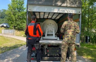 Scharfer Blindgänger am Sitteufer in St.Gallen sichergestellt