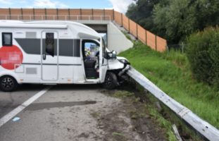 Zwei Verletzte Personen nach Verkehrsunfall auf der Autobahn N13 in Bad-Ragaz