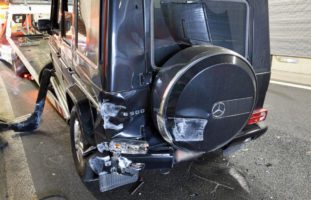 Stadt Luzern: Selbstunfall im Reussporttunnel