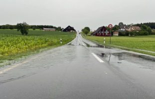 Unwetter Kanton Luzern: 34 Feuerwehren mit 830 Eingeteilten im Einsatz