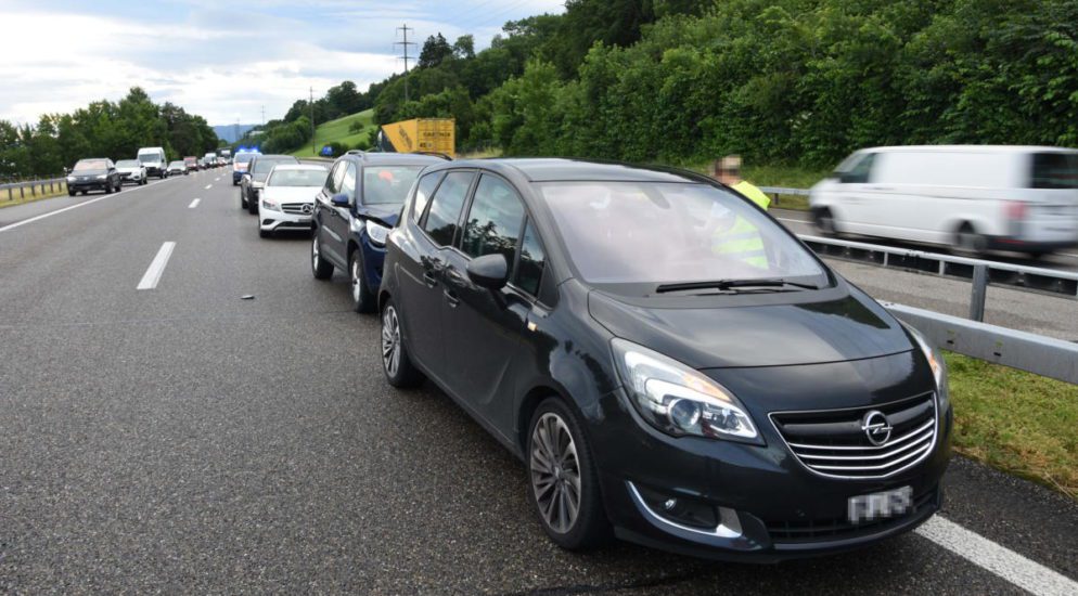 Rorschacherberg SG: Crash auf der A1 - Polizeinews.ch