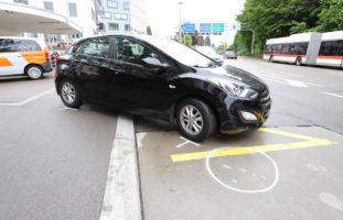 St.Gallen: Verkehrsunfall zwischen Auto und E-Bike