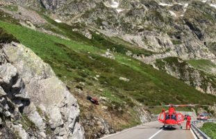 Schwerer Verkehrsunfall in Wassen Richtung Sustenpass